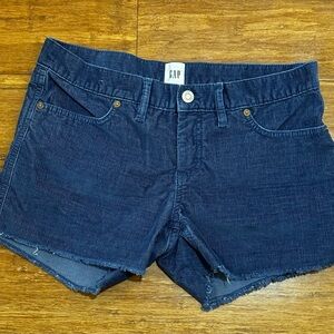 Gap blue corduroy shorts size 4